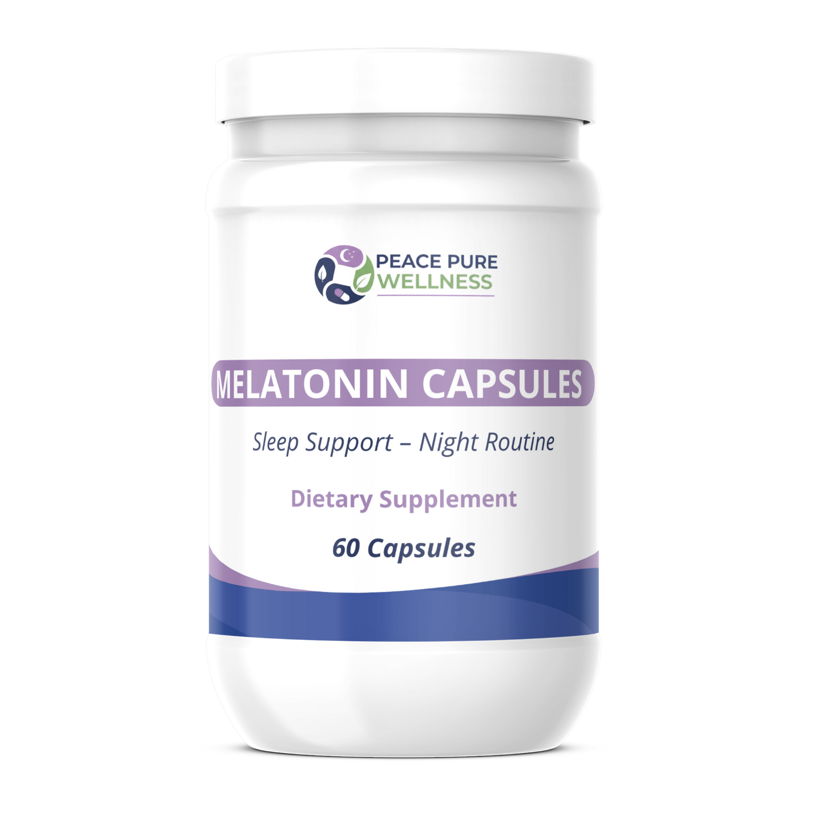 Melatonin Capsules (1 Bottle, 60 Capsules)