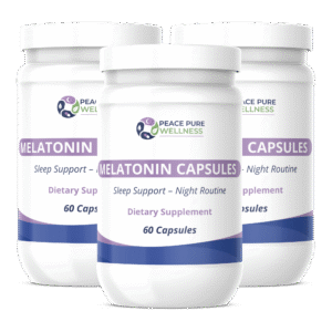 Melatonin Capsules (3 Bottles, 60 Capsules)